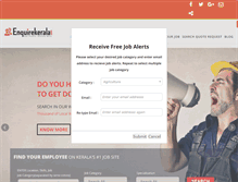 Tablet Screenshot of enquirekerala.com